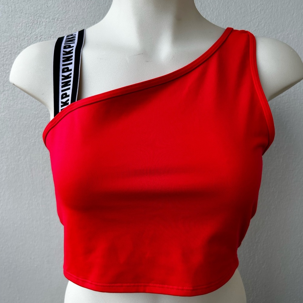 Pink sport bra
